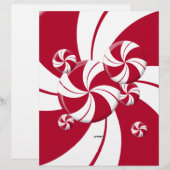 Peppermint Swirl Stripe Candy (Front/Back)