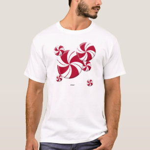 Peppermint Swirl Stripe Candy T-Shirt
