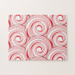 Peppermint Swirls Jigsaw Puzzle