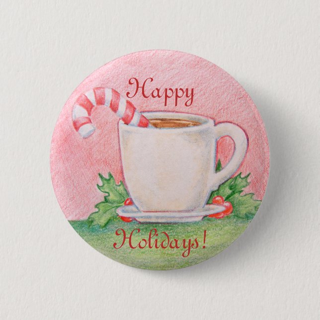 Peppermint Tea Button (Front)