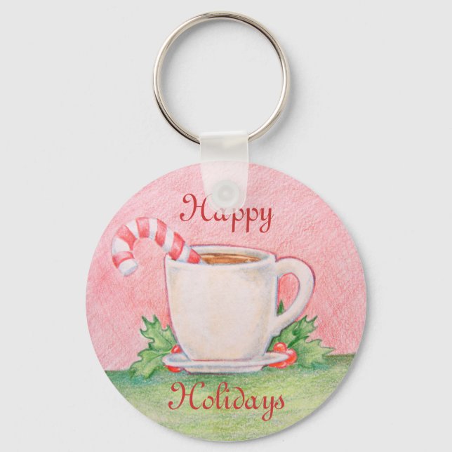Peppermint Tea Keychain (Front)