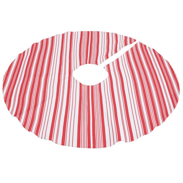 Peppermint Tree Skirt (Angled)