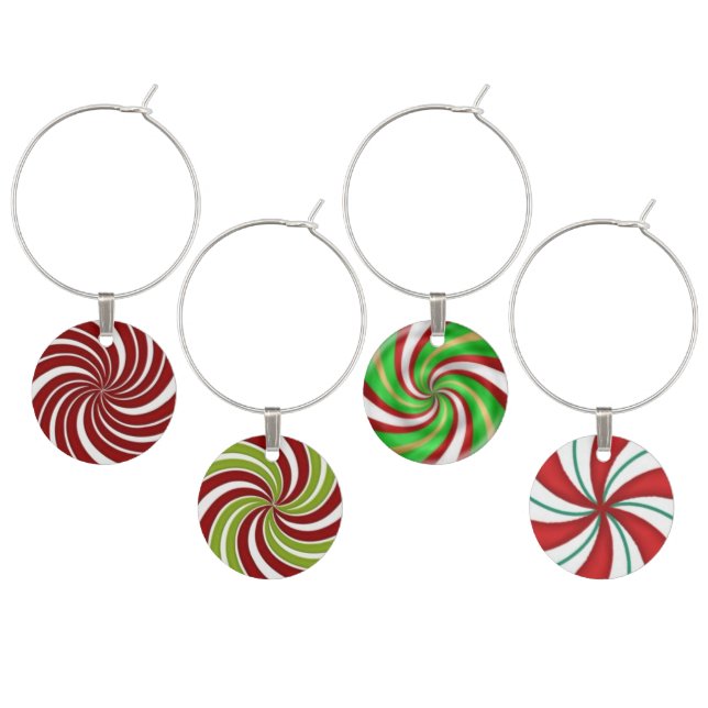 Peppermint wine charms (Staggered)