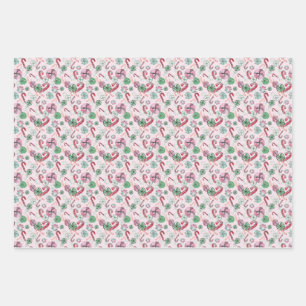 Peppermint Wrapping Paper Sheets