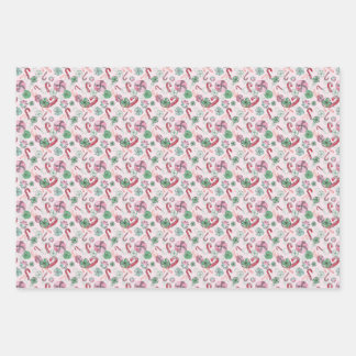 Peppermint Wrapping Paper Sheets