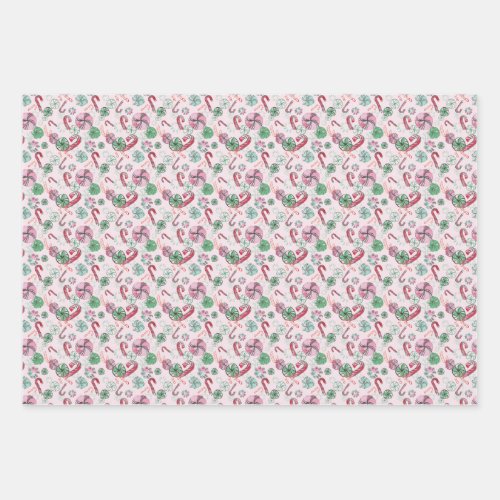 Peppermint Wrapping Paper Sheets