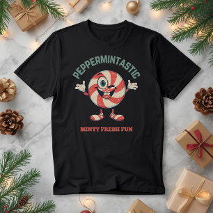 Peppermintastic – Cute Christmas Peppermint Pun  Tri-Blend Shirt