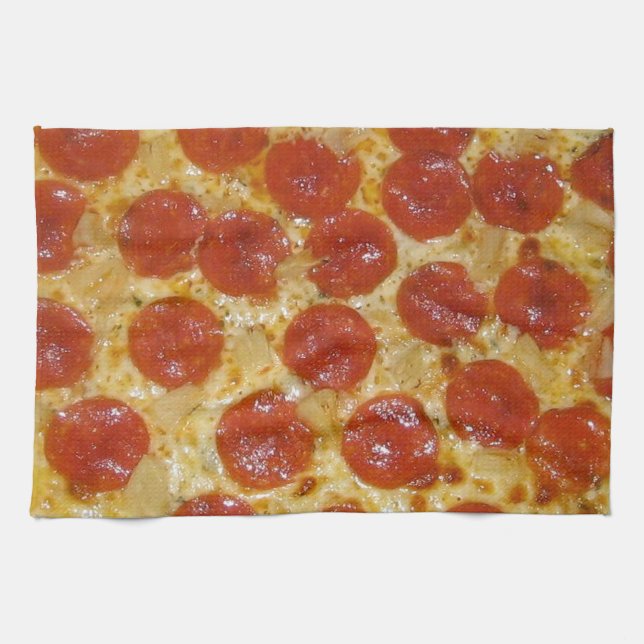 Pepperoni Perfection Kitchen Towel (Horizontal)