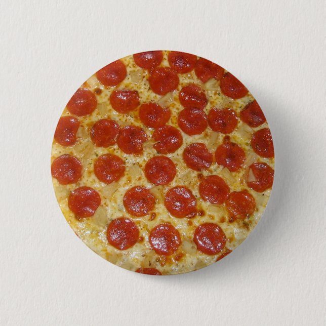 Pepperoni Perfection Pinback Button (Front)
