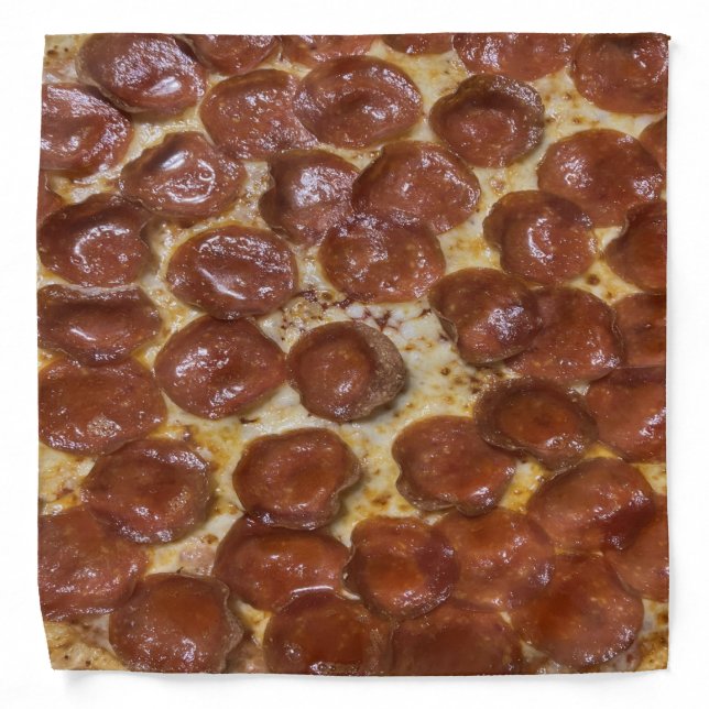 Pepperoni Pizza Bandana (Front)