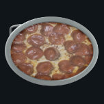 Pepperoni Pizza Belt Buckle<br><div class="desc">Pepperoni Pizza, Pepperoni, Pizza, Pizza Pepperoni</div>