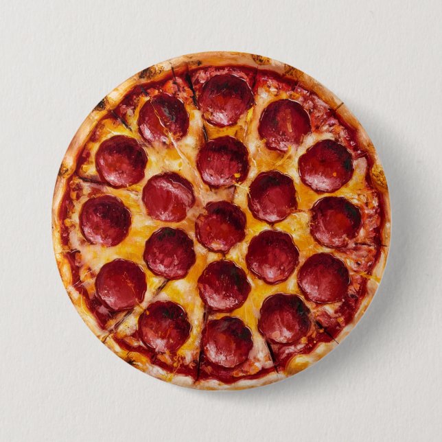 Pepperoni Pizza Button (Front)
