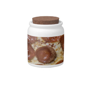 Pepperoni Pizza Candy Jar