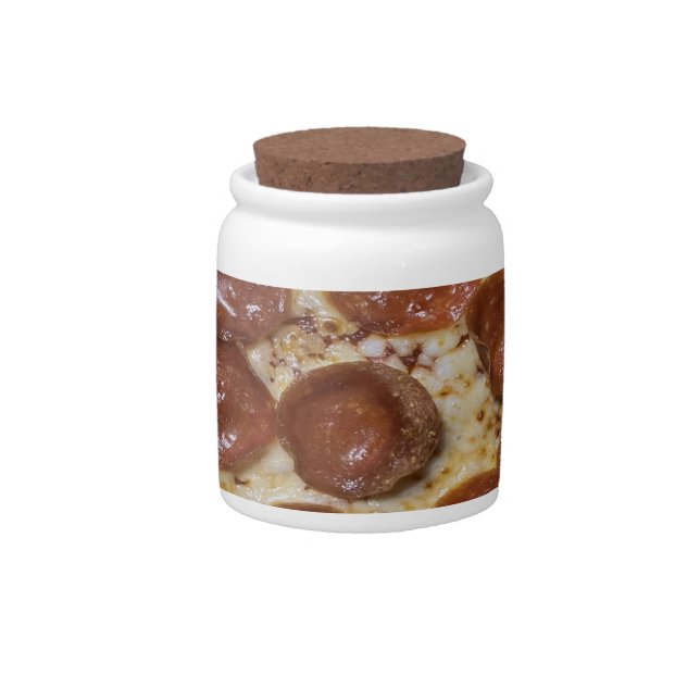 Pepperoni Pizza Candy Jar (Front)