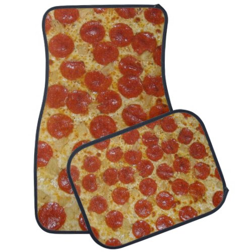 Pepperoni Pizza Car Floor Mat
