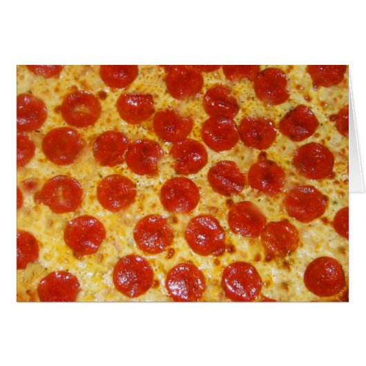 Pepperoni Pizza Cards (Front Horizontal)