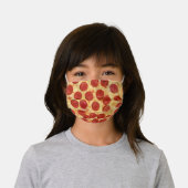 Pepperoni Pizza Cheese Slice Kids Cloth Face Mask (Worn)