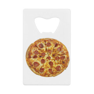 Pepperoni Pizza Credit Card Bottle Opener