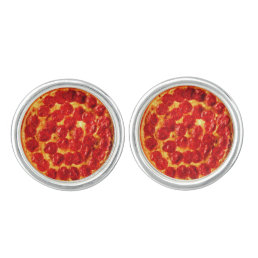 Pepperoni Pizza Cufflinks