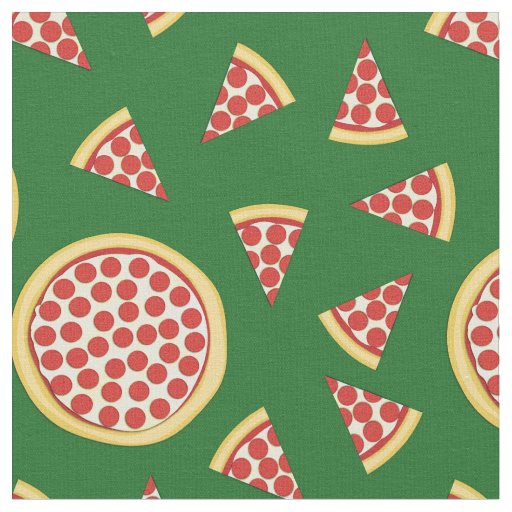 Pepperoni Pizza Cute Food Kids Fabric | Zazzle