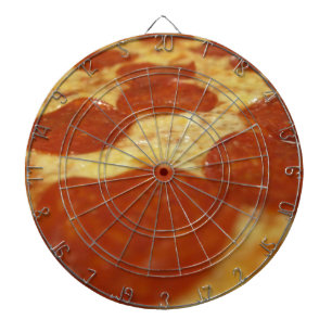 pepperoni pizza dart board