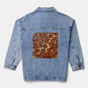 Pepperoni Pizza Denim Jacket