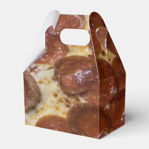 Pepperoni Pizza Favor Boxes