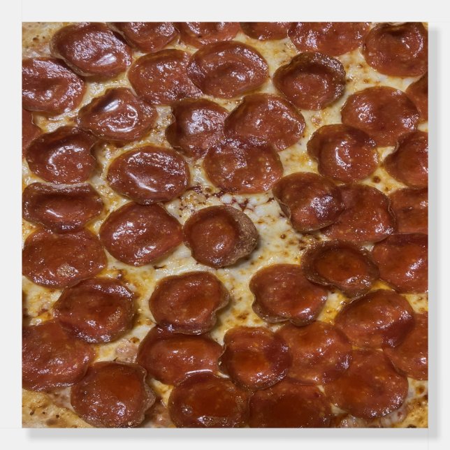 Pepperoni Pizza Foam Board (Front)