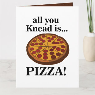 Pepperoni Pizza Food Funny Card