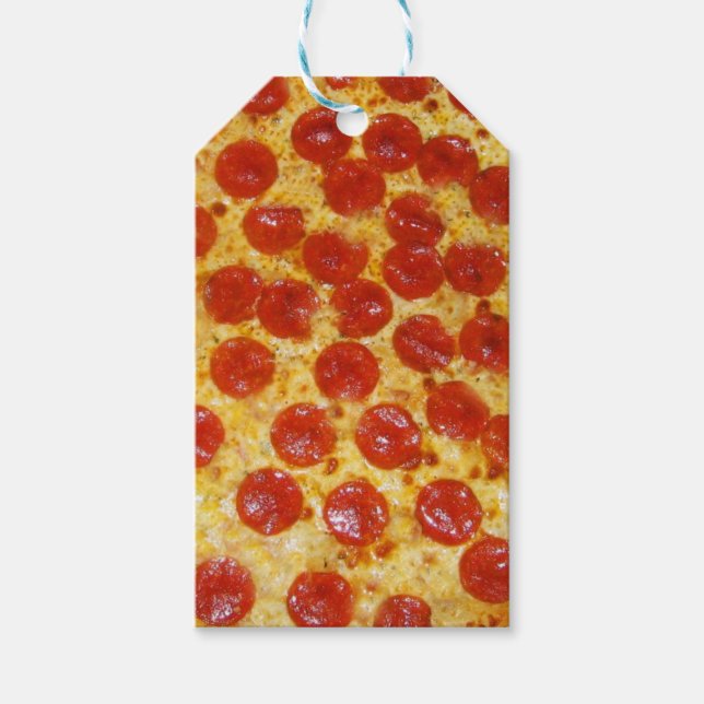Pepperoni Pizza Gift Tags (Front)