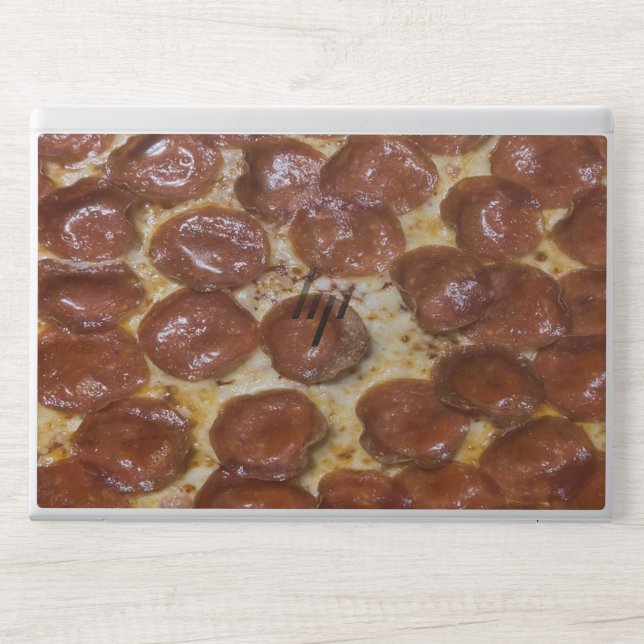 Pepperoni Pizza HP Laptop Skin (Front)