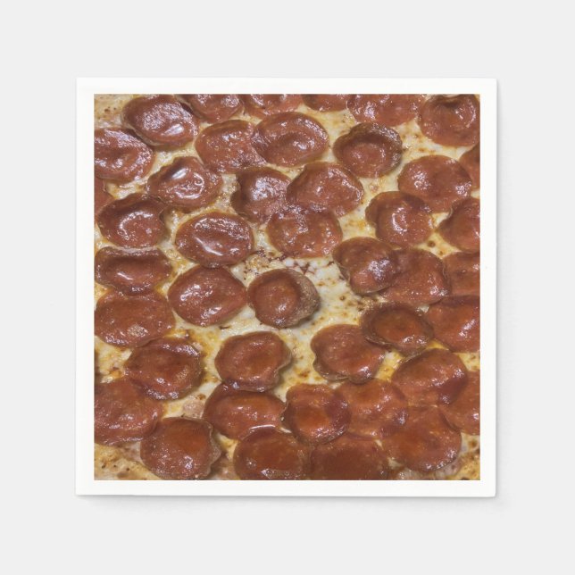 Pepperoni Pizza Napkins (Front)