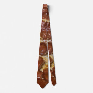 Pepperoni Pizza Neck Tie