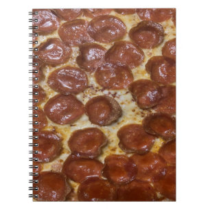 Pepperoni Pizza Notebook