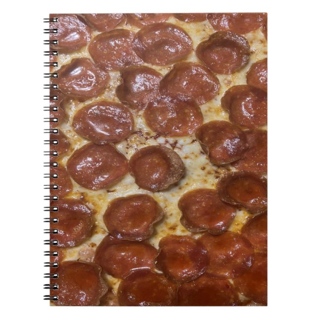 Pepperoni Pizza Notebook (Front)