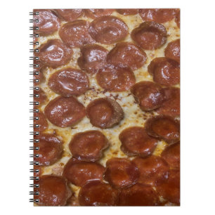 Pepperoni Pizza Notebook