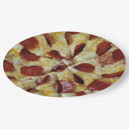 Pepperoni Pizza Paper Plates