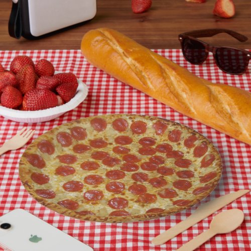 Pepperoni Pizza Paper Plates