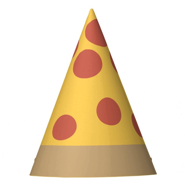 Pepperoni Pizza Party Hat (Front)