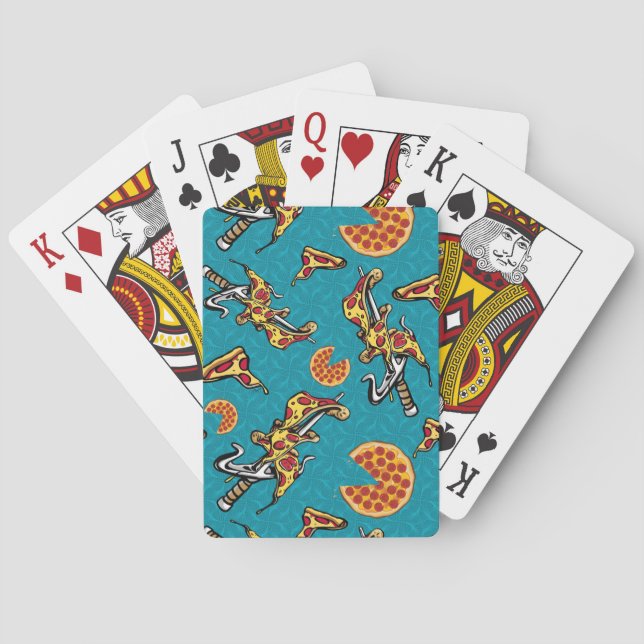 Pepperoni Pizza Party Poker Cards (Back)