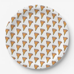 Pepperoni Pizza Party Slice W Paper Plates