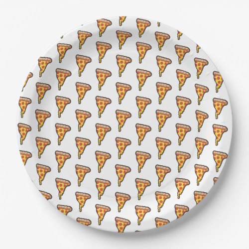 Pepperoni Pizza Party Slice W Paper Plates