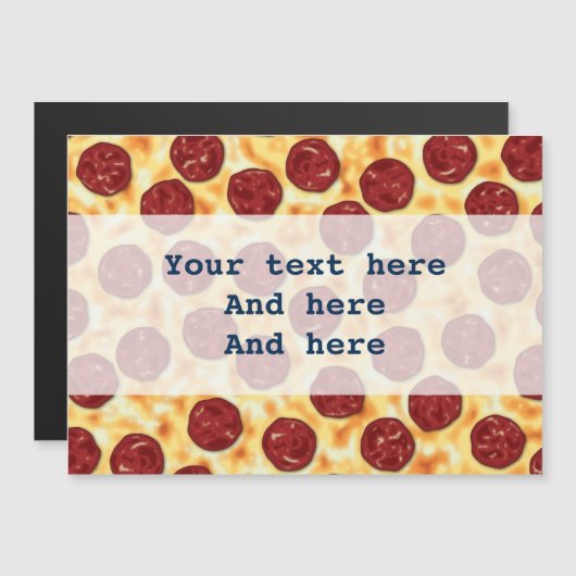 Pepperoni Pizza Pattern (Front/Back)