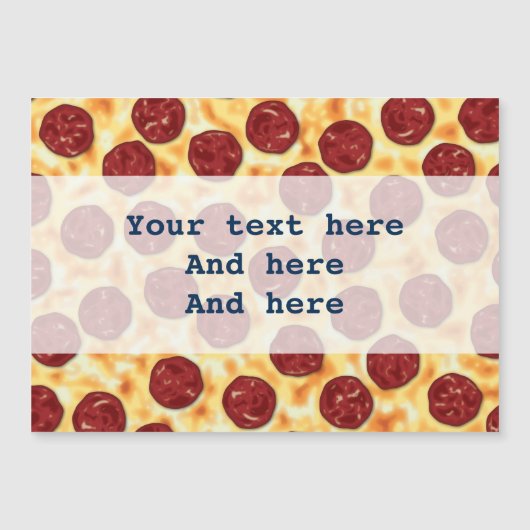 Pepperoni Pizza Pattern (Front)