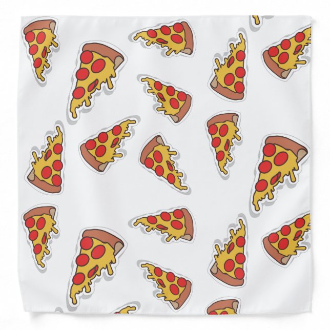 Pepperoni Pizza Pattern Bandana (Front)