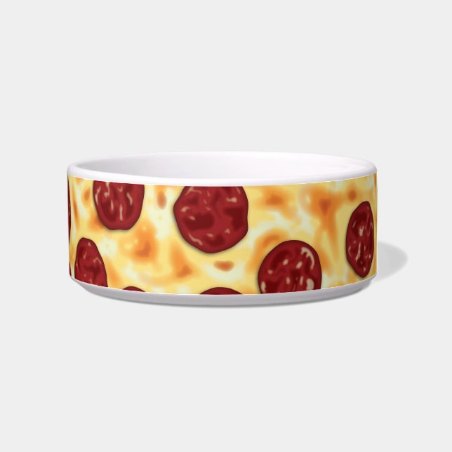 Pepperoni Pizza Pattern Bowl (Right)