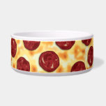 Pepperoni Pizza Pattern Bowl<br><div class="desc">Featuring digital artwork of pizza with pepperoni topping.</div>
