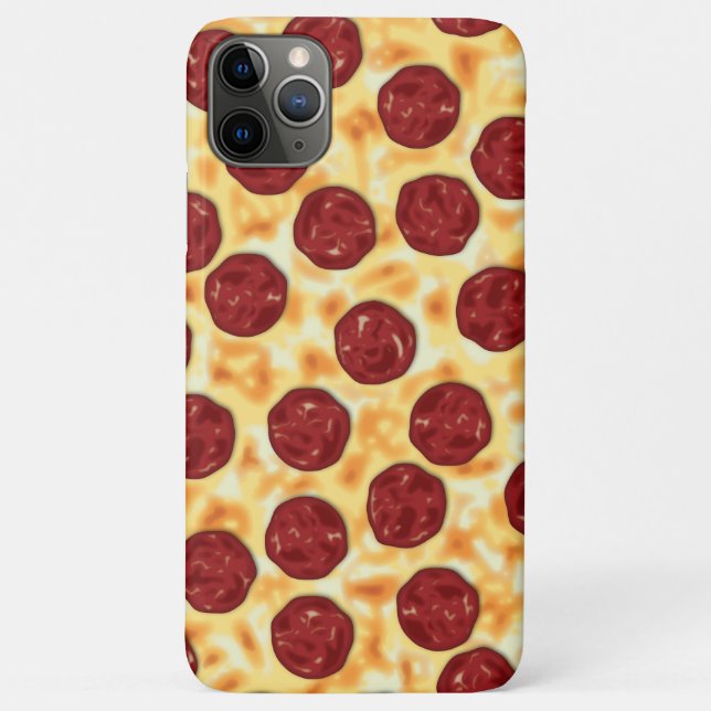 Pepperoni Pizza Pattern Case-Mate iPhone Case (Back)