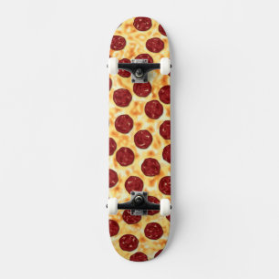 Pepperoni Pizza Pattern Skateboard Deck