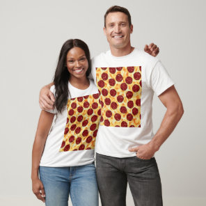 Pepperoni Pizza Pattern T-Shirt